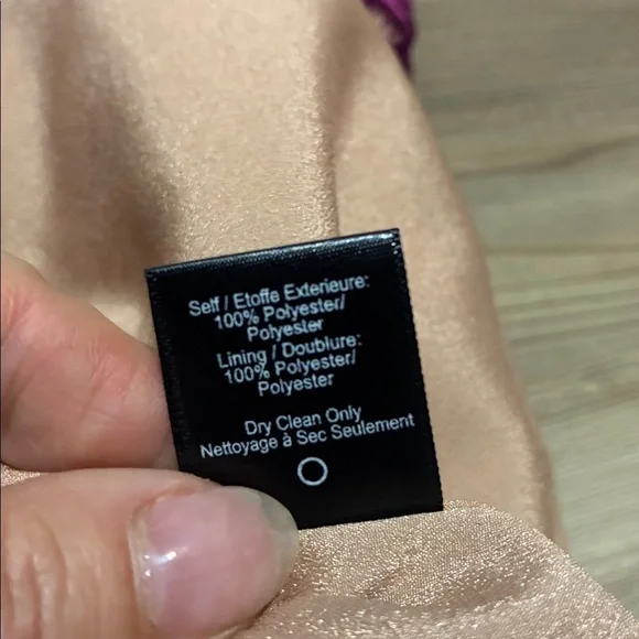 Dress The Population Anna mulberry & nude lace dress size S Cocktail Evening - Picture 5 of 9